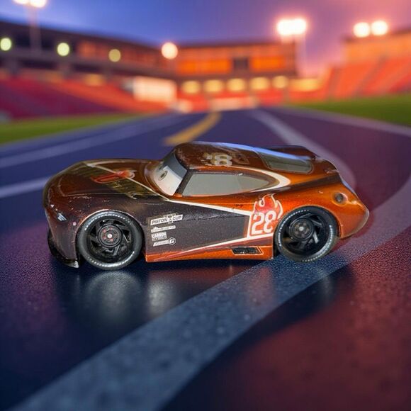 Disney Store Cars 3 Die Cast Tim Treadless Nitroade Car 1:43 Scale A34 - Picture 2 of 7